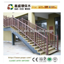 An-ti corrosion outdoor waterproof wpc fence / wpc railing